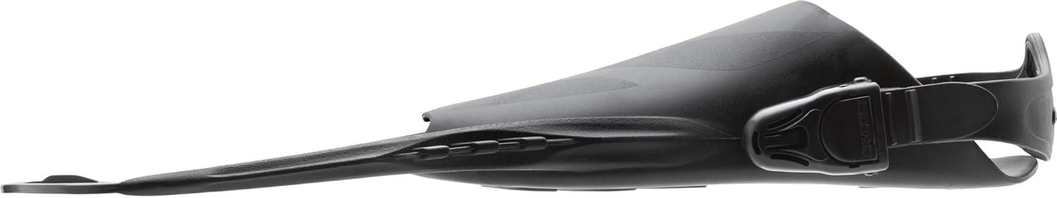 imageCressi Adult Short Adjustable Swim Fins with UltraResistant Buckles Very Light Ideal for Traveling Bonete Designed in ItalyBlackBlack
