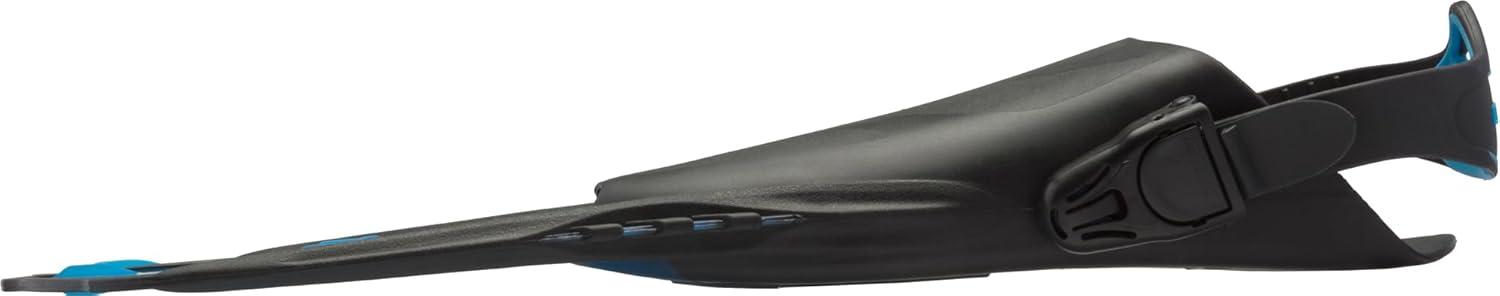 imageCressi Adult Short Adjustable Swim Fins with UltraResistant Buckles Very Light Ideal for Traveling Bonete Designed in ItalyTranslucent Aquamarine