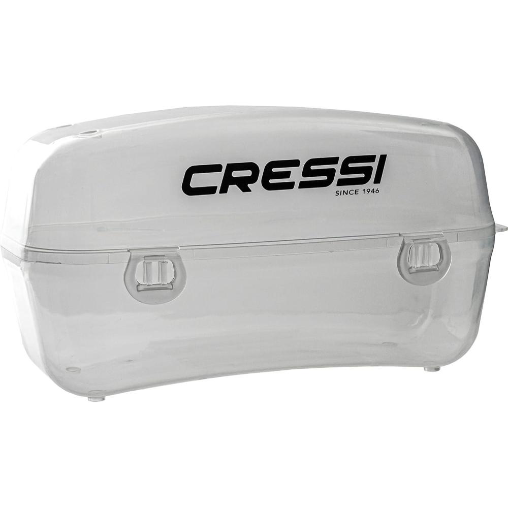 imageCressi Protective Box for Masks Clear Flip Top