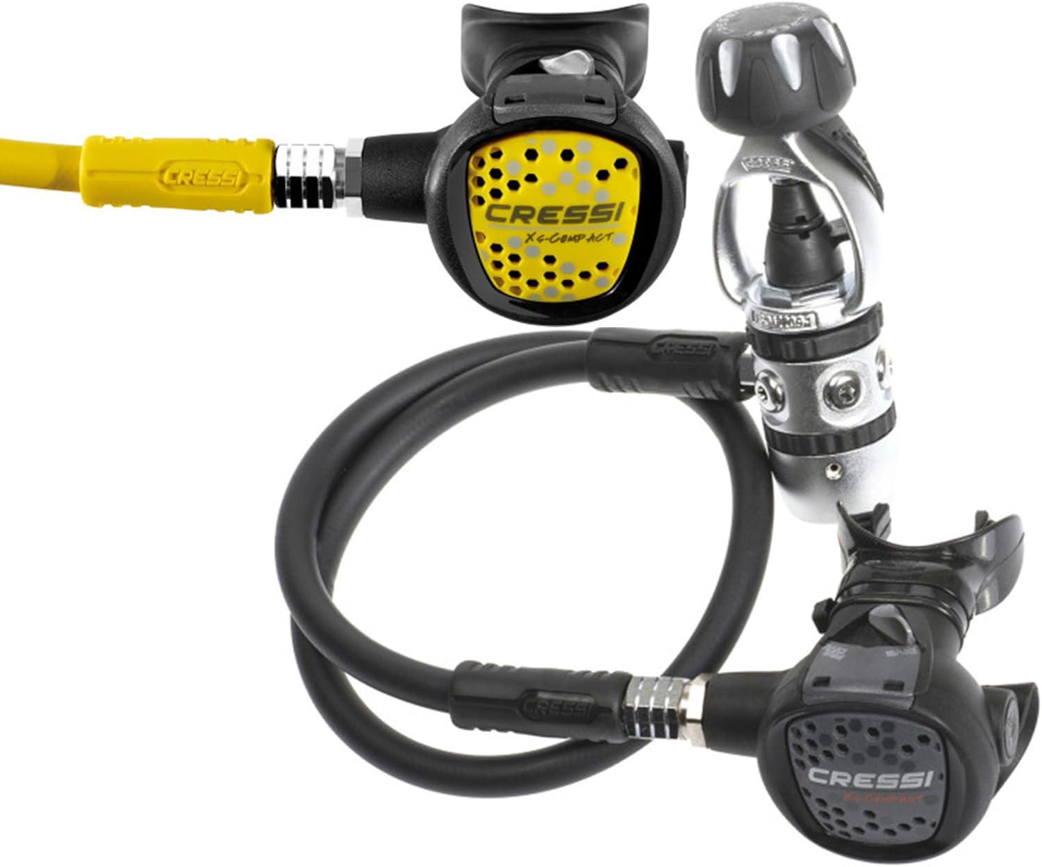 imageCressi Start Scuba Diving Gear Package Complete with Start 20 BCD Mini SPG Gauge AC2 Compact Regulator Set Fully Assembled XSmall