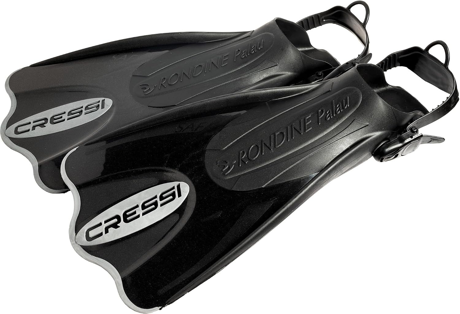 image:imageCressi Palau SAF Short Open Heel Fins Snorkel Fins Quick Release Pull TabBlackTitanium