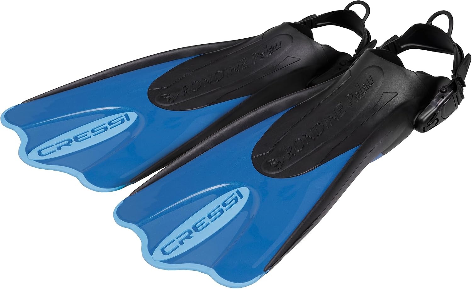 image:imageCressi Palau SAF Short Open Heel Fins Snorkel Fins Quick Release Pull TabBlue