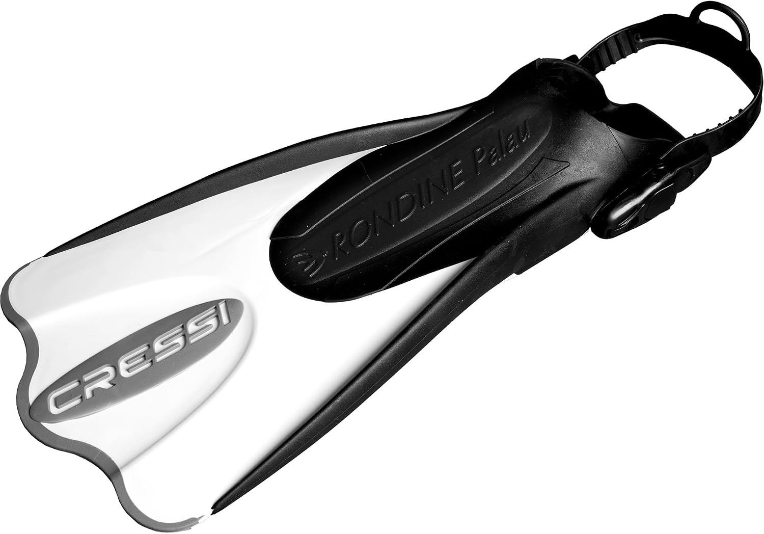image:imageCressi Palau SAF Short Open Heel Fins Snorkel Fins Quick Release Pull TabWhiteBlack