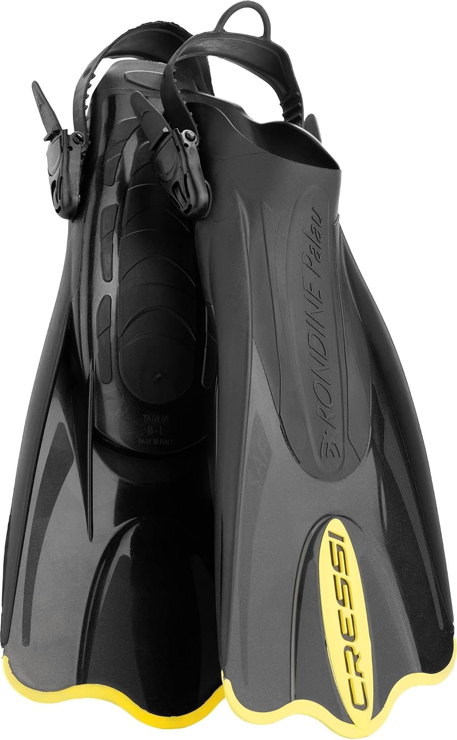 image:imageCressi Palau SAF Short Open Heel Fins Snorkel Fins Quick Release Pull TabYellow