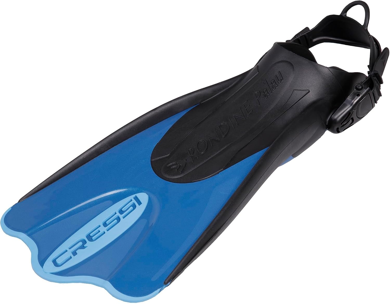 image:imageCressi Palau SAF Short Open Heel Fins Snorkel Fins Quick Release Pull Tabblue