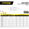 Cressi Adult Short Light Swim Fins with Self-Adjustable Comfortable Full Foot Pocket – Perfect for Traveling – Agua Short: Made in Italy(Yellow/Black [D])