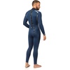 Cressi Men’s Full Wetsuit Back-Zip for Scuba Diving & Water Activities – Fast 3mm: Designed in Italy(Blue/Grey)