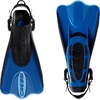 Cressi Palau SAF Short Open Heel Fins, Snorkel Fins, Quick Release Pull Tab(Blue)