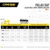 Cressi Palau SAF Short Open Heel Fins, Snorkel Fins, Quick Release Pull Tab(Yellow)