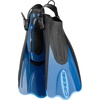 Cressi Palau SAF Short Open Heel Fins, Snorkel Fins, Quick Release Pull Tab(Blue)