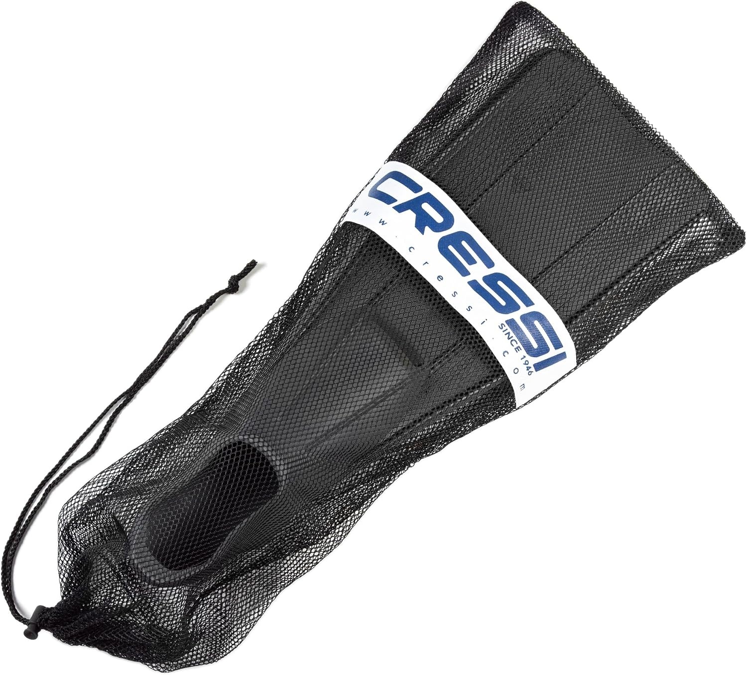 image:imageCressi Clio Full Foot Pocket Fins Black 4344 with Net Bag