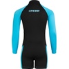CRESSI Little Shark Shorty Wetsuit Black/Blue 2mm L/S Years 9/10