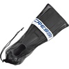 Cressi Clio Full Foot Pocket Fins, Black, 37/38 with Net Bag