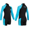 CRESSI Little Shark Shorty Wetsuit Black/Blue 2mm L/S Years 3/4